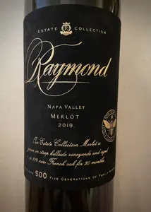 Wine bottle named Raymond